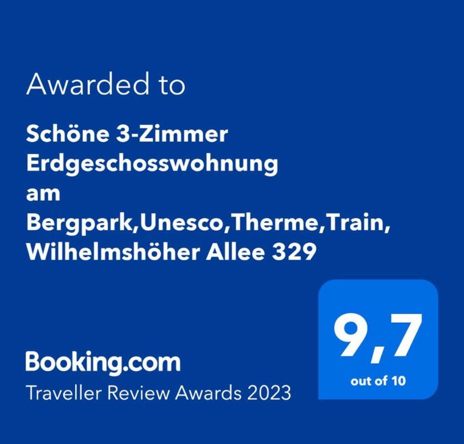 Schoene 3-Zimmer Erdgeschosswohnung Am Bergpark,Unesco,Therme,Train, Wilhelmshoeher Allee 329 Kassel Exterior photo
